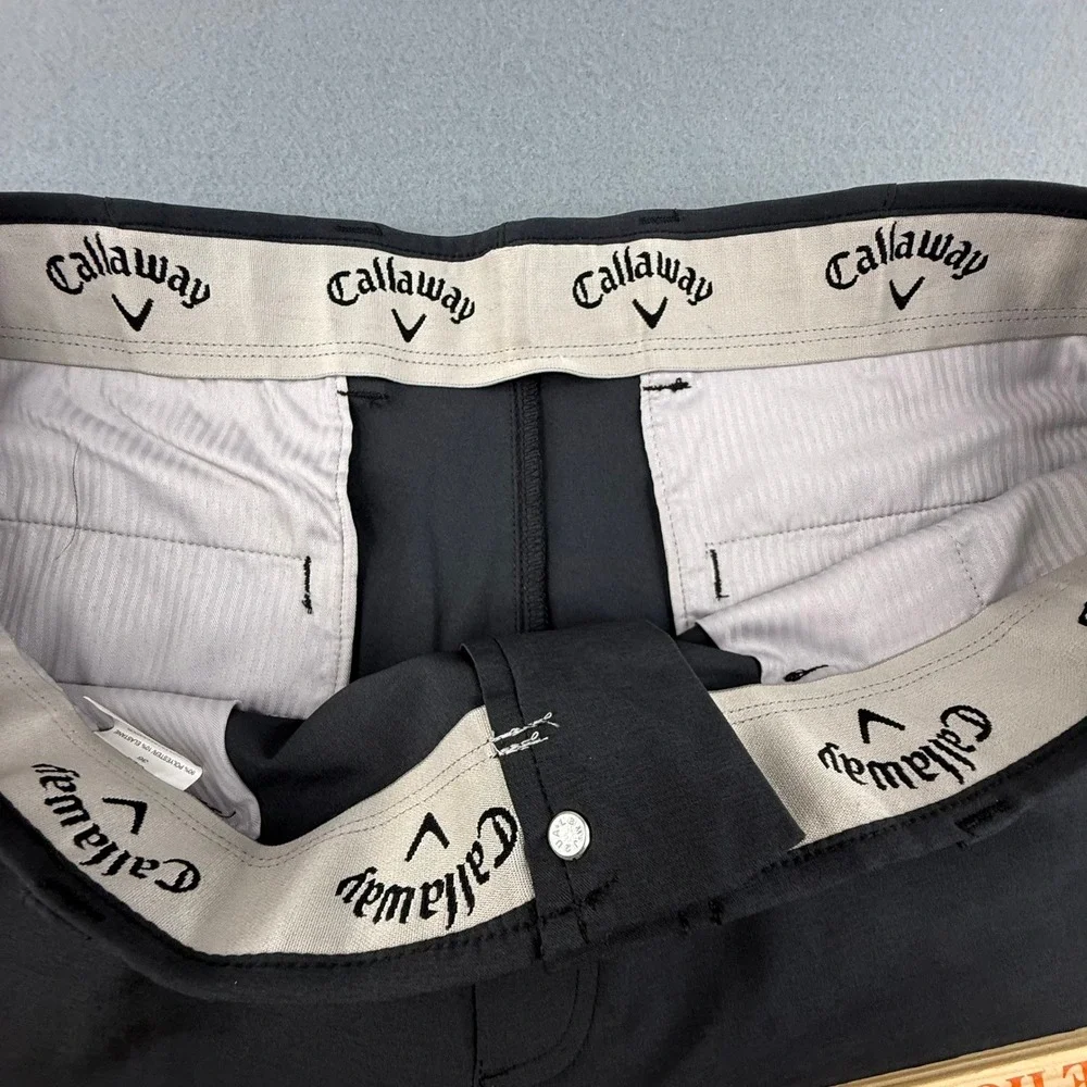 Callaway Golf Shorts Mens 36 Grey Performance Stretch Flat Front CGBSE0T7